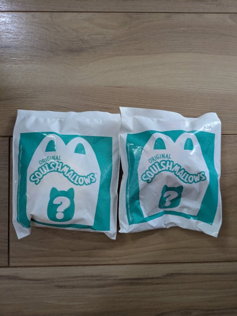 2x Mcdonald's Squishmallow Blind Bag Happy Meal Toys